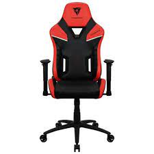Gaming Chair ThunderX3 TC5 EMBER RED 3D Armrest 65mm wheels PVC Leather