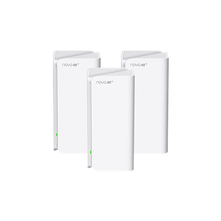Wireless Mesh Wi-Fi System Tenda MX21 Pro(3-pack) AXE5700 4804Mbps 5&6GHz,861Mbps 2.4GHz 700м2