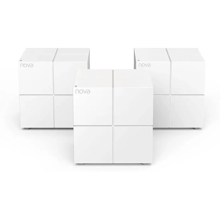 Wireless Mesh Wi-Fi System Tenda NOVA MW6(3-pack) AC1200M 867Mbps on 5GHz,300Mbps on 2.4GHz 500м2