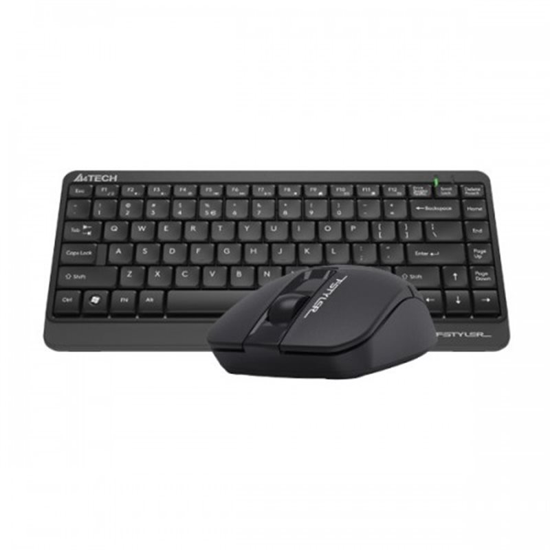 A4TECH FSTYLER FG1200 (FG16+FGK12) MULTIMEDIA SLEEK COMFORT KEYBOARD+MOUSE COMBO SET WIRELESS BLACK