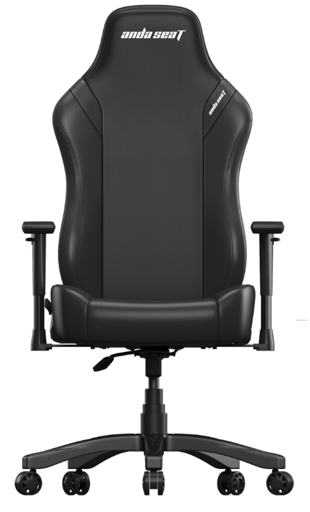 Gaming Chair AD18-44-B-PV-CIS AndaSeat Luna BLACK 1D Armrest 60mm wheels PVC Leather