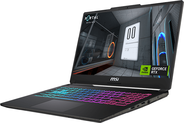 MSI Cyborg 15 i5-13420H 2.1-4.6GHz,16GB,SSD 512GB,15.6"FHD 144Hz IPS,RTX4050 6GB,BLACK