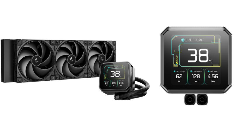 DEEPCOOL SPARTACUS 360 ARGB 120*3 PWM ARGB FAN 3.4” 480x480 TFT LCD ARGB PUMP LGA20xx/1700/1200/115*