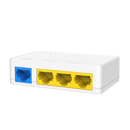 HUB Switch Tenda S204PD 4-port PoE 100Mbps PoE budget:60W