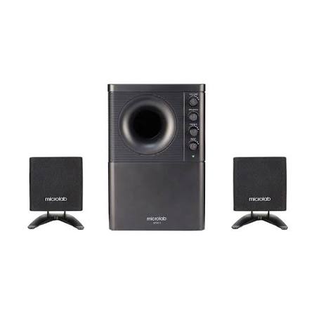 Microlab Subwoofer X1BT 2.1 BLACK 34W(7W*2 + 20W), Bluetooth 5.0