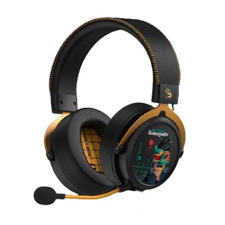 Наушники с микрофоном A4Tech BLOODY SAVAGE IMPACT M595 RENEGADE MIDNIGHT USB BLACK