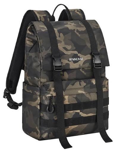 RivaCase 7621 SHERWOOD ECO Brown Camo 15L Backpack 15.6"