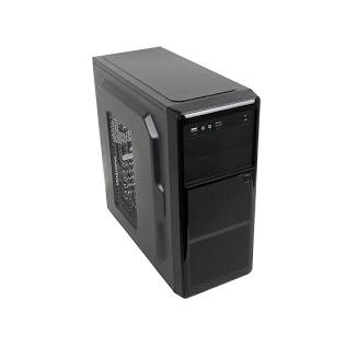 DELUX mATX DLC-DS1113 GAMING 341*200*452mm BLACK TAC 2.0 USB2.0+3.0 3*RGB FAN W/O PSU