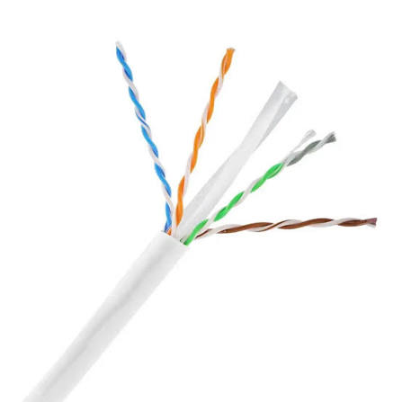 RJ- 45 Cable UTP-6e (8-жильный,омеднённый,внутрений)UNIVIEW CAB-LC3100B-CCA-IN White 0,56mm (305м)
