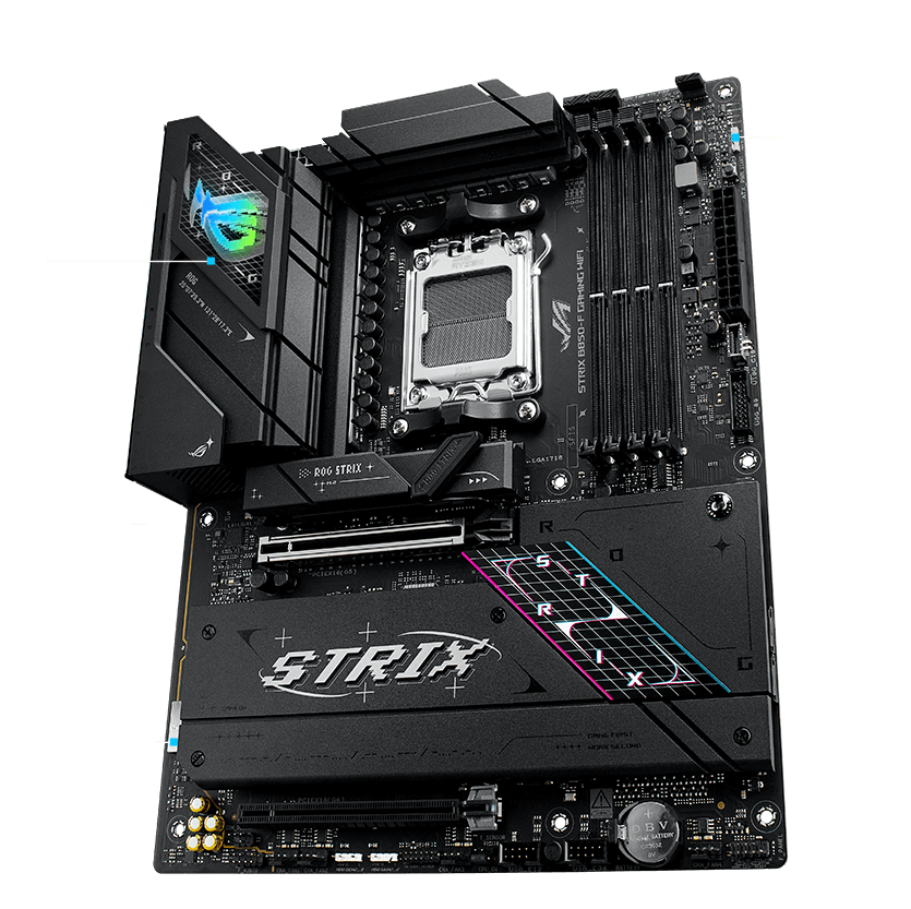 MB AM5 Asus ROG STRIX B850-F GAMING WIFI7 NEO,4xDDR5,19xUSB,ATX,2xSATA3,4xM.2,4PCIe16x,HDMI