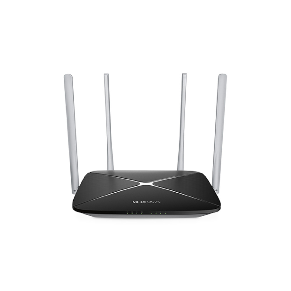 Wireless AP+Router Mercusys(TP-Link)AC12 AC1200 Dual Band Router 4*5Dbi Antennas 300Mbps+867Mbps