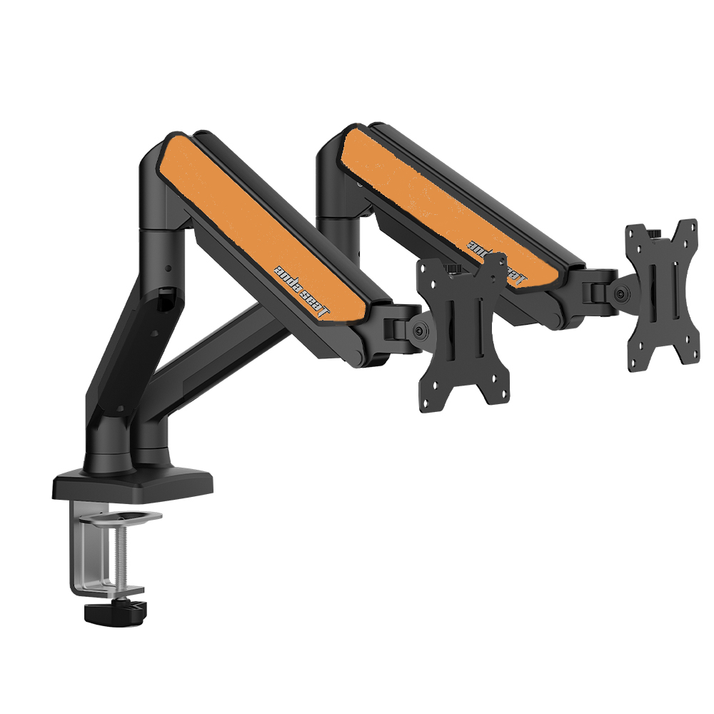Monitor Arm AD-W-A9-2S-BO AndaSeat 17''-42',max 15Kg, rotation 360°, Tilt Range -75° to 75° ORANGE