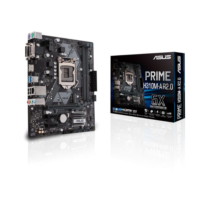 MB LGA1151v2 Asus H310M-R,2xDDR4,10xUSB,USB 3.1,mATX,PCIe,PCIe16x VGA DVI HDMI