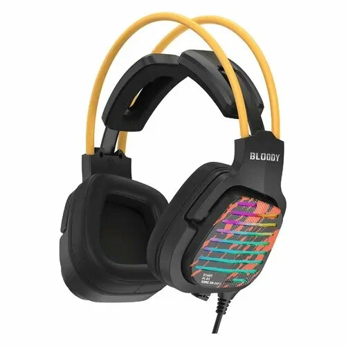 Наушники с микрофоном A4Tech BLOODY G565 RGB Gaming 7.1 USB ENERGY BLACK