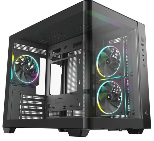 DEEPCOOL MATX CG330U 3F w/o PSU USB3.0×2 Front + 3×120mm FANS