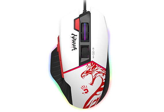 A4TECH BLOODY W95 ULTRA GAMING MOUSE 20000CPI NARAKA RGB EXTRA FIRE ACTIVE USB