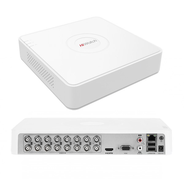 HDVR HIWATCH DS-H216QA(C) (16channel/3MP,16+8 IP/6MP,1HDD upto 6TB,H.265,AoC)