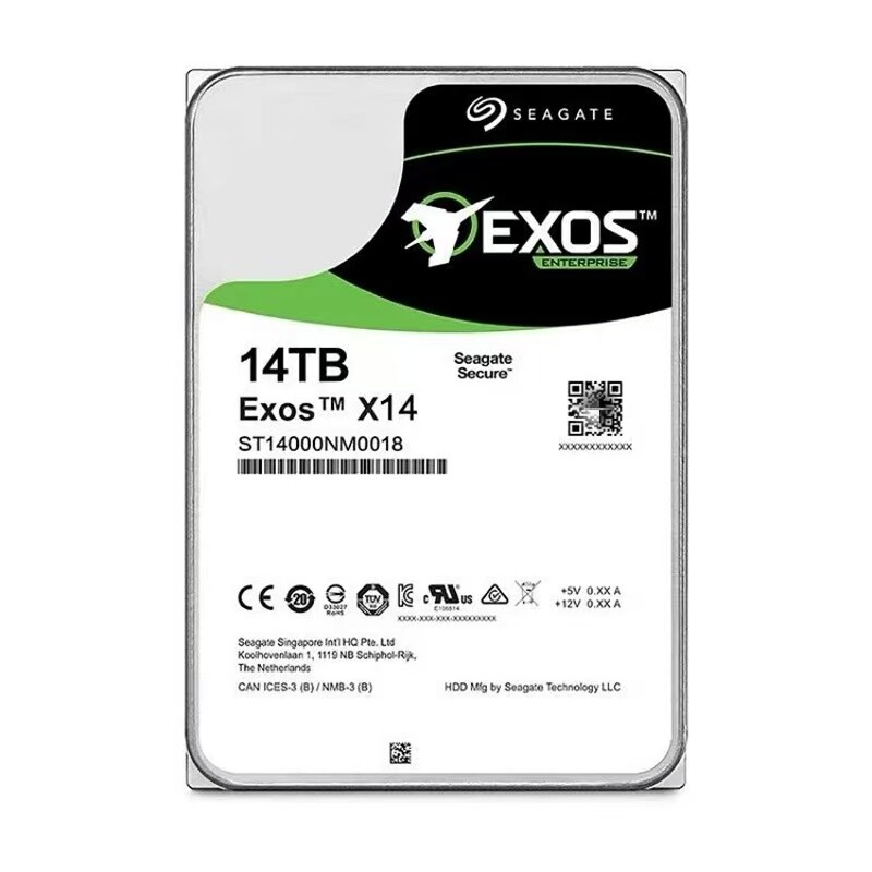 Seagate 14TB 7200rpm 256MB EXOS X14 Surveillance ST14000NM0018 SATAII/SATAIII