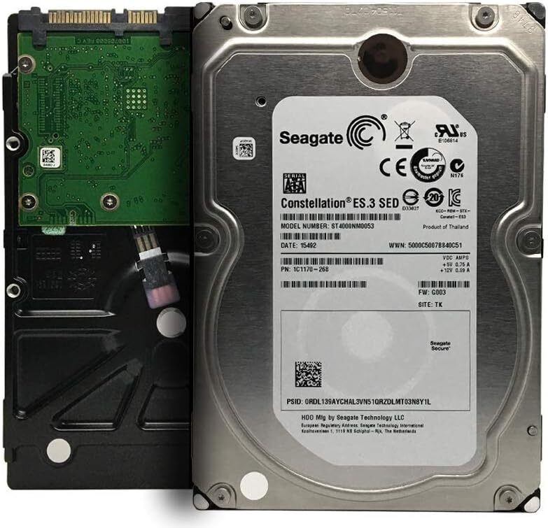 Seagate 4TB 7200rpm 128MB Exos 7E8 ST4000NM0053/0035/0033/0115/0085/000B SATAII/SATAIII