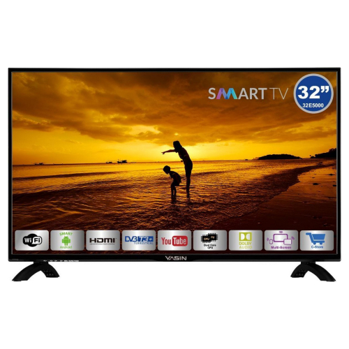 YASIN LED TV 32E9000 32" HD 1366x768,450 cd/m2 Smart 1000000:1 6ms DVB-T2/C/S2 2xHDMI,USB,WIFI