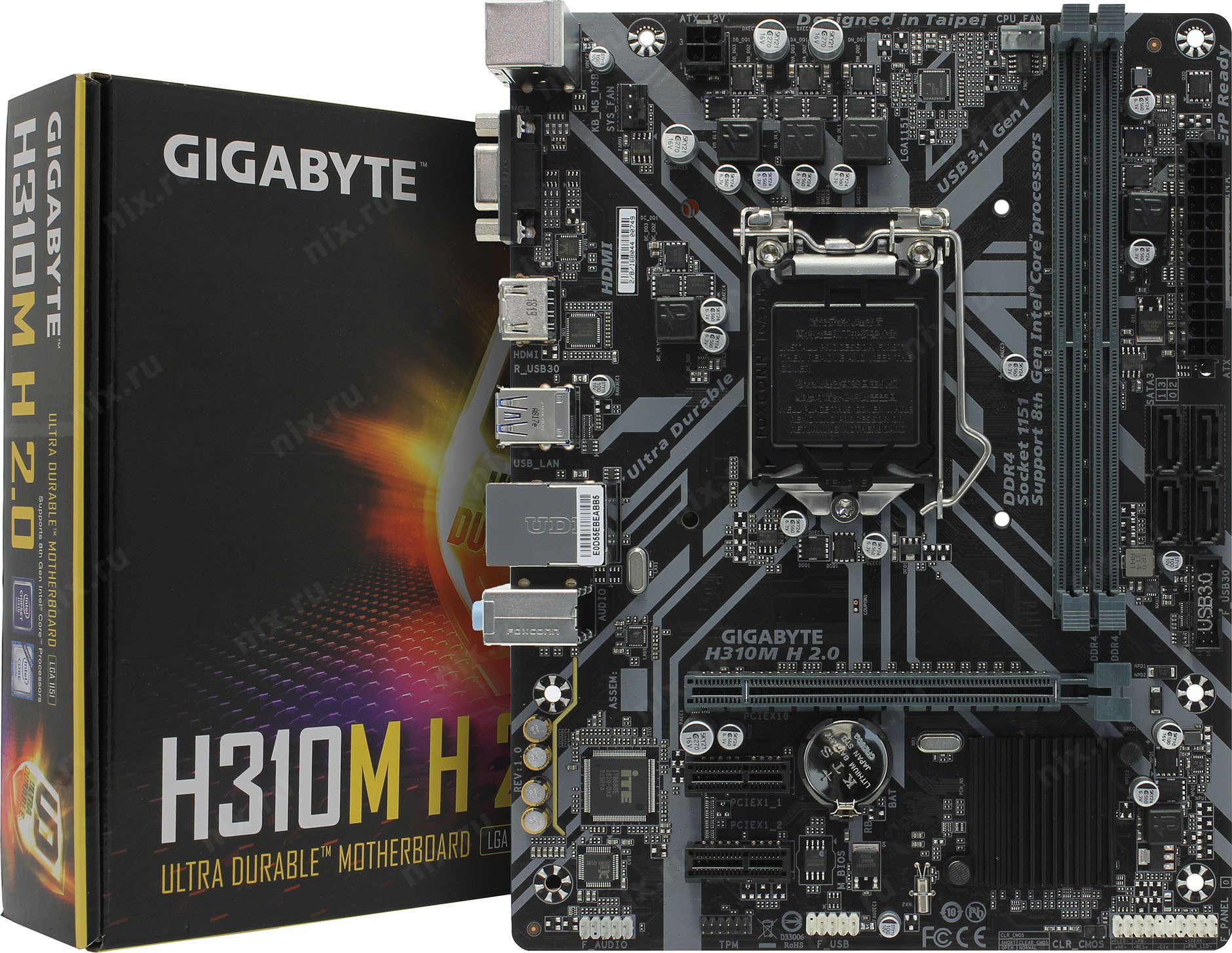 MB LGA1200 Gigabyte H410M H V2,2xDDR4,10xUSB,4xSATAIII,mATX,M.2,PCIe16x,PCIE,VGA, HDMI